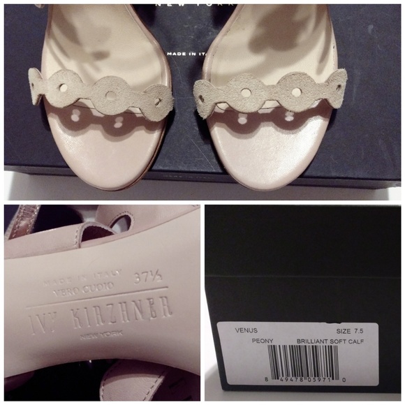 $450💯🆕Ivy Kirzhner Venus Heel Nude Sandals 7.5 - Picture 4 of 8